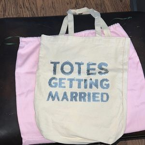 New totes getting married tote bag